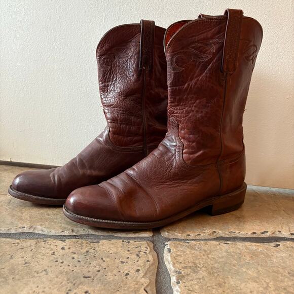 Lucchese Sunset Roper Mens Boots Size 10 main image 7